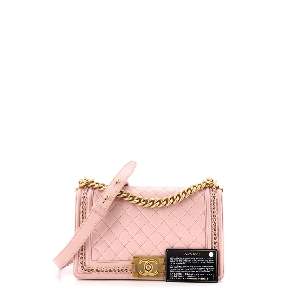 Chanel Boy Flap Bag Quilted Lambskin #228730C36B - Picture 2 of 8